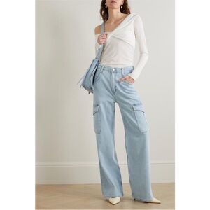 AGOLDE Minka Wide Leg Cargo Jeans 28 Light Baggy 90s Realm